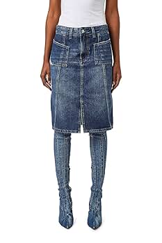 DIESEL 黒 スウェットスカートデニムコンビ Amazon.co.jp: [Diesel] (ディーゼル) レディース デニム